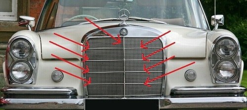 Alu grill zierleiste - alu,